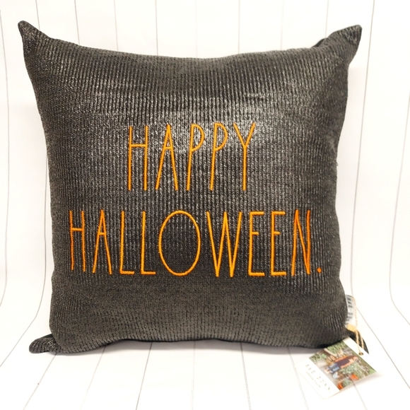 Rae Dunn HAPPY HALLOWEEN pillow - Picture 1 of 10